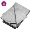 vidaXL B&acirc;che 180 g/m&sup2; 6x8 m Gris PEHD