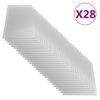vidaXL Feuilles de polycarbonate 28 pcs 4 mm 121x60 cm