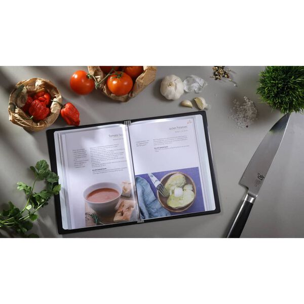 rillstab Dossier de pr&eacute;sentation A5 30 pochettes Noir