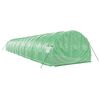 vidaXL Serre avec cadre en acier vert 48 m² 16x3x2 m