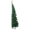vidaXL Arbre de No&euml;l artificiel d'angle Vert 240 cm PVC et m&eacute;tal