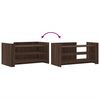 vidaXL Table basse ch&ecirc;ne marron 100x50x50 cm bois d'ing&eacute;nierie