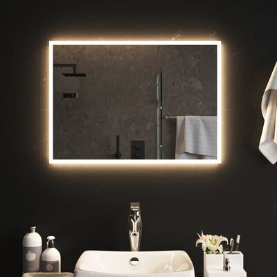 vidaXL Miroir de salle de bain à LED 50x70 cm