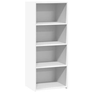 vidaXL Buffet haut blanc 50x41x124 cm bois d'ing&eacute;nierie