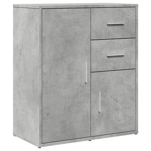 vidaXL Buffet gris b&eacute;ton 60x31x70 cm bois d'ing&eacute;nierie