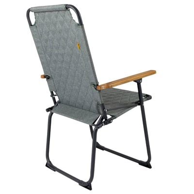 Bo-Camp Chaise de camping pliable Jefferson Vert gris