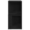 vidaXL &Eacute;tag&egrave;res d'angle Ch&ecirc;ne noir 33 x 33 x 67 cm Bois d'ing&eacute;nierie