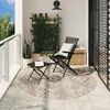 vidaXL Tapis ARBIZU int&eacute;rieur ext&eacute;rieur design vintage &Oslash; 200 cm