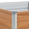 vidaXL Jardini&egrave;re sur&eacute;lev&eacute;e Marron Clair 320 x 80 x 45 cm