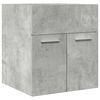 vidaXL Armoire de lavabo de salle de bain gris b&eacute;ton 41x38,5x46 cm