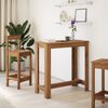 vidaXL Table de bar ch&ecirc;ne artisanal 102x50x103,5 cm bois d'ing&eacute;nierie