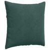vidaXL Coussins de canap&eacute; 2 pcs Vert fonc&eacute; 80 x 80 cm