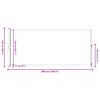 vidaXL Auvent lat&eacute;ral r&eacute;tractable de patio 220x500 cm Cr&egrave;me