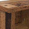 vidaXL Porte-manteau mural avec &eacute;tag&egrave;re Bois ancien 50 x 16 x 26 cm