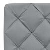 vidaXL Cadre de lit sans matelas gris clair 200x200 cm tissu