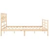 vidaXL Cadre de lit sans matelas bois massif