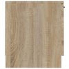 vidaXL Meuble TV Ch&ecirc;ne Sonoma 140x35x40 cm Bois d'ing&eacute;nierie