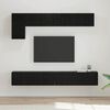 vidaXL Ensemble meuble TV 5 pcs Ch&ecirc;ne noir Bois d'ing&eacute;nierie