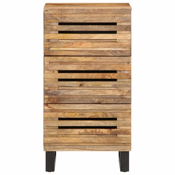 vidaXL Buffet 40x34x75 cm bois de manguier massif brut