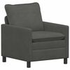 vidaXL Canap&eacute; Gris fonc&eacute; 76 x 81 x 87,5 cm Tissu