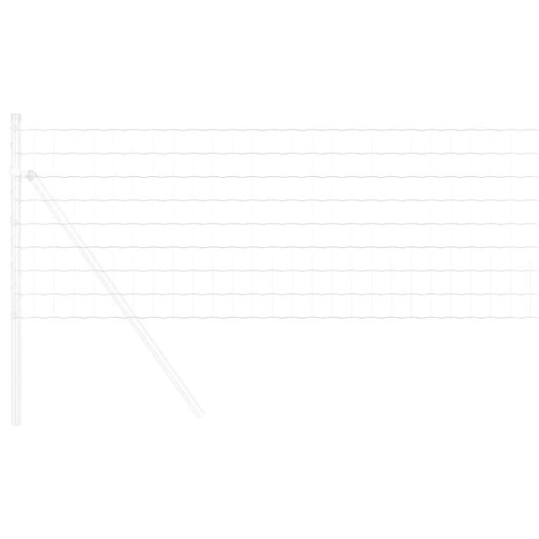 vidaXL Clôture Euro 0,4 x 25 m Fer revêtu de PVC