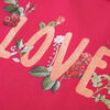 T-shirt enfants &agrave; manches longues rose vif 128