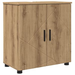vidaXL Cabinet de salle de bain Ch&ecirc;ne artisanal 61 x 35 x 64 cm