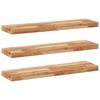 vidaXL &Eacute;tag&egrave;res flottantes 3 pcs 100x20x4 cm acacia massif &agrave; l'huile
