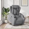 vidaXL Fauteuil inclinable Gris clair Tissu