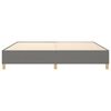 vidaXL Cadre de lit gris fonc&eacute; 140x200 cm tissu