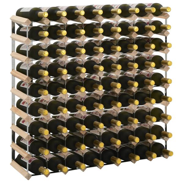 vidaXL Casier &agrave; bouteilles pour 72 bouteilles Pin&egrave;de solide