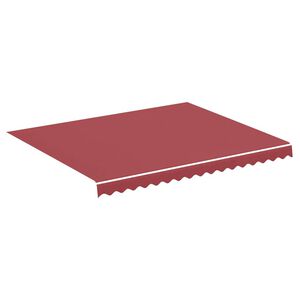 vidaXL Tissu de remplacement pour auvent bordeaux rouge 300x250 cm