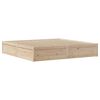 vidaXL Cadre de lit avec t&ecirc;te de lit 180x200 cm bois de pin massif