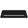 vidaXL Jardini&egrave;re Noir 110x110x27 cm Bois massif de pin
