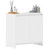 vidaXL Armoire de salle de bain Blanc brillant Bois d'ing&eacute;nierie
