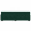 vidaXL Sommier &agrave; lattes de lit avec matelas Vert fonc&eacute; 90x200 cm