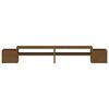 vidaXL Support de moniteur Marron miel 100x27,5x15 cm Bois pin solide