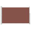 vidaXL Auvent lat&eacute;ral r&eacute;tractable de patio 180x300 cm Marron