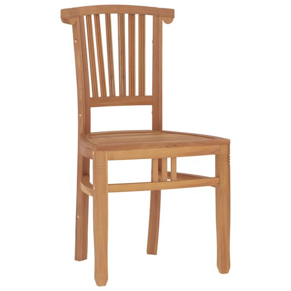 vidaXL Ensemble &agrave; manger de jardin 7 pcs Bois de teck solide