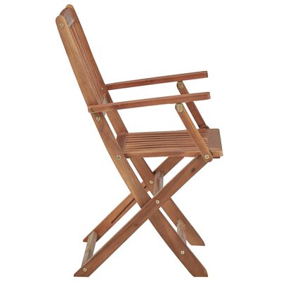 vidaXL Chaises pliables de jardin lot de 8 avec coussins Bois d'acacia