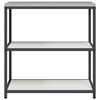 vidaXL Rangement de cuisine avec &eacute;tag&egrave;re Blanc 60 x 50 x 92 cm Acier