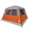 vidaXL Tente de cabine familiale 6 personnes orange imperm&eacute;able