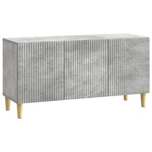 vidaXL Meuble TV 99 x 34,5 x 50 cm Gris b&eacute;ton Bois d'ing&eacute;nierie