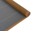 vidaXL Tapis rectangulaire marron 80x200 cm bambou