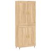 vidaXL Buffet haut Ch&ecirc;ne sonoma 69,5x34x180 cm Bois d'ing&eacute;nierie
