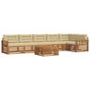 vidaXL Ensemble de canap&eacute;s d'ext&eacute;rieur 7 pcs Naturel et Beige