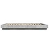 vidaXL Cadre de lit sans matelas gris b&eacute;ton 140x200 cm