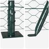 vidaXL Poteau de cl&ocirc;ture. Vert 10 x 1,5 m (maille de 25 mm)