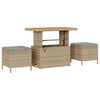 vidaXL Ensemble de canap&eacute; de jardin 8 pcs beige et gris clair