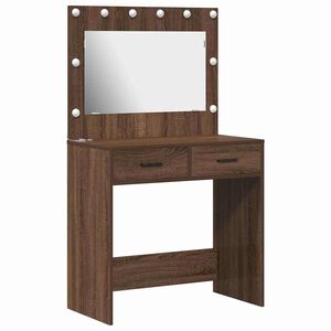vidaXL Table de Toilette Ch&ecirc;ne brun 78,5 x 41 x 135 cm
